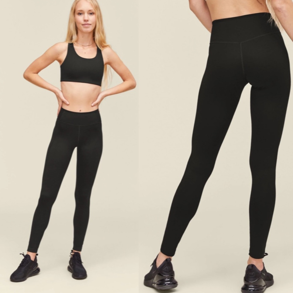 Girlfriend Collective Sz S Black Leggings